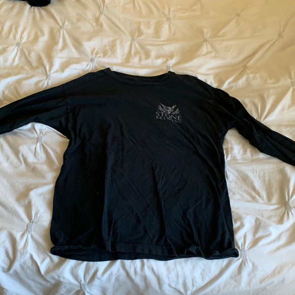 Black Stone Brewery Long Sleeve T Shirt - Picture 1 of 4